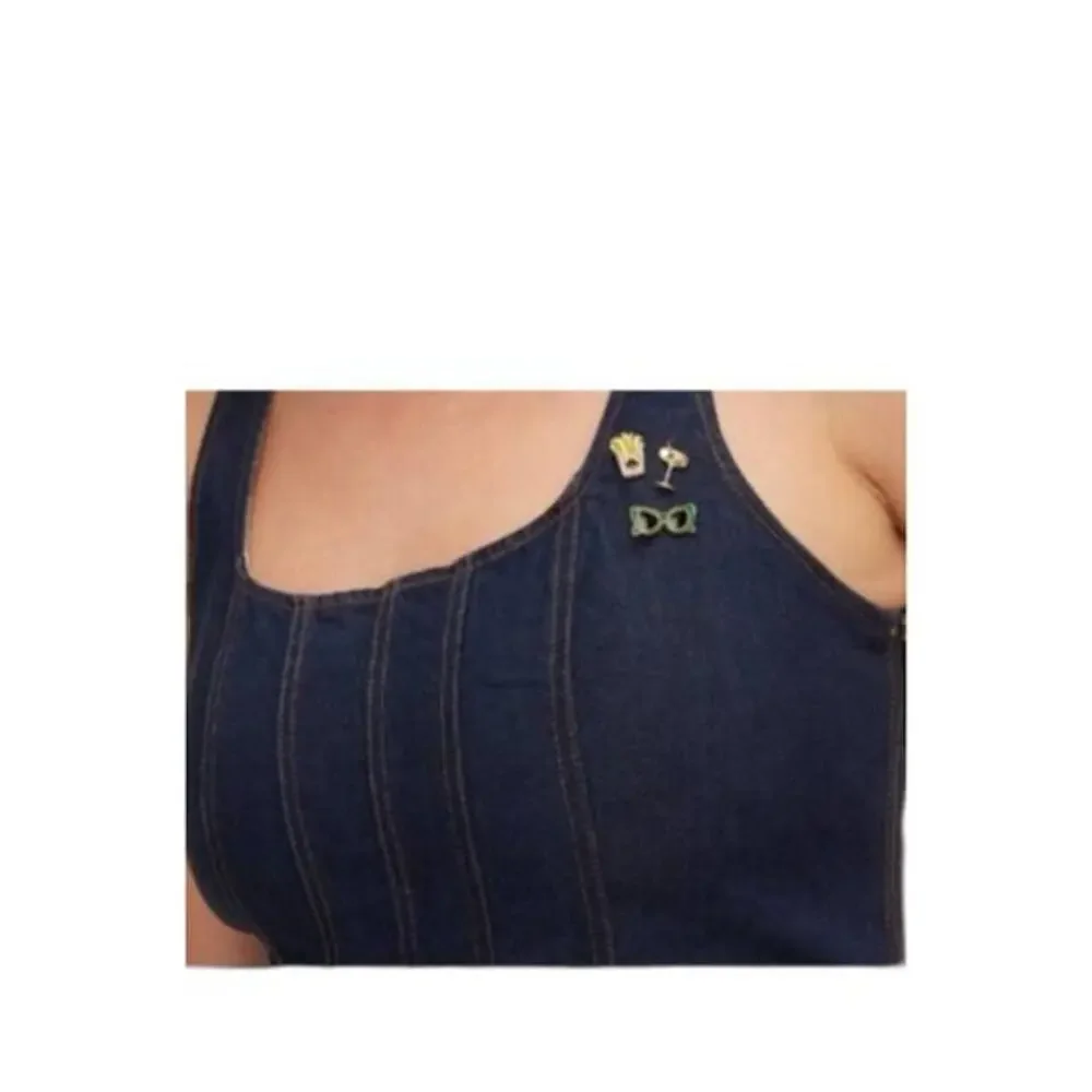 Kate Spade x Target Novelty‎ Pin Set French Fries Martini Sunglasses